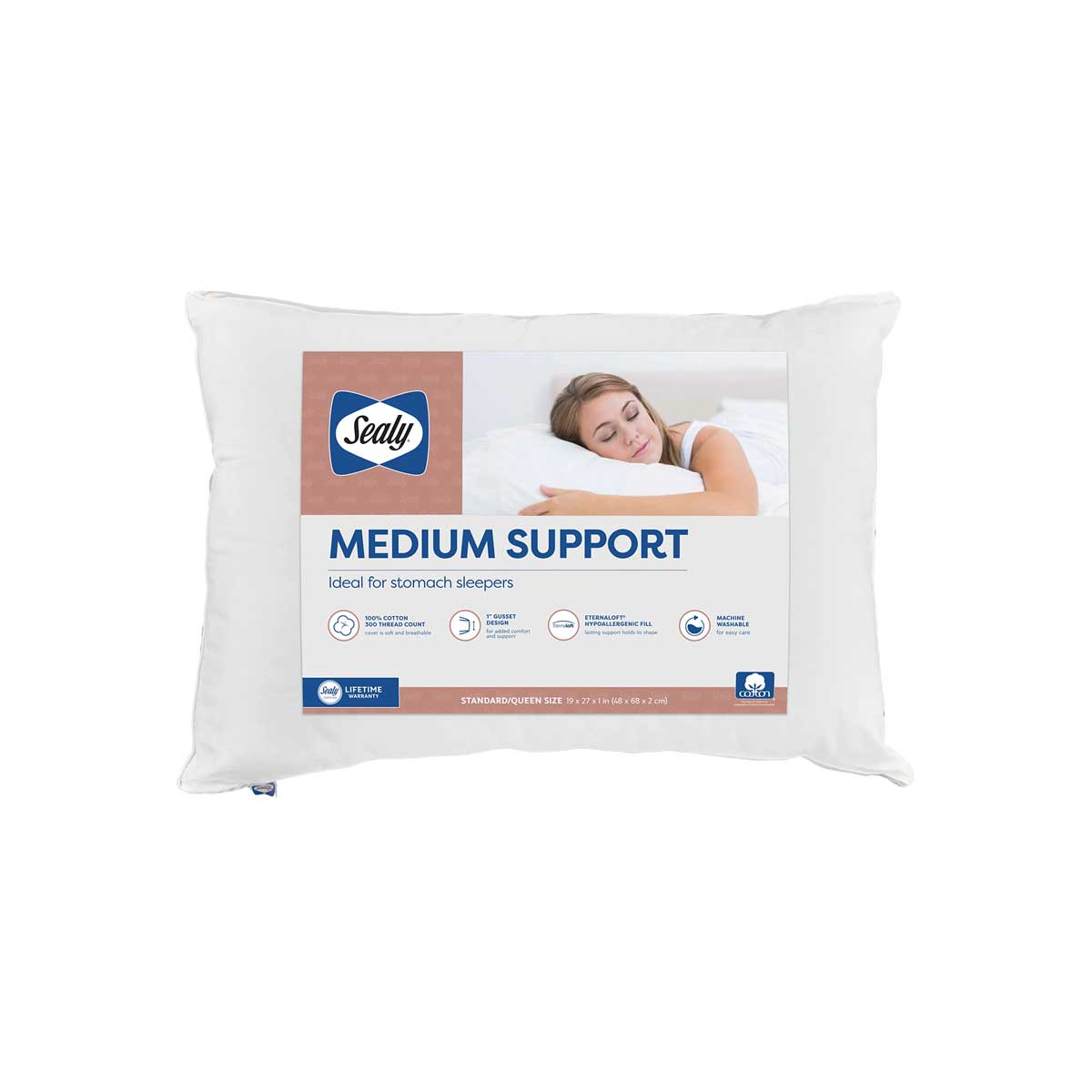 Sealy Medium Support Pillow 枕頭 (平行進口)